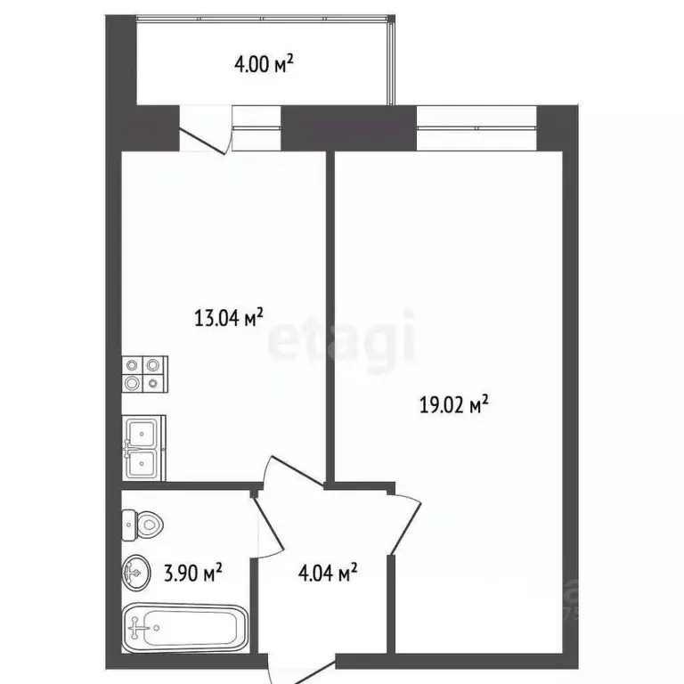 1-к кв. Ярославская область, Ярославль ул. Белинского, 15б (41.2 м) - Фото 1