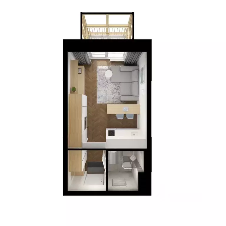 Студия Нижегородская область, Нижний Новгород д. Утечино, Савин Парк ... - Фото 1