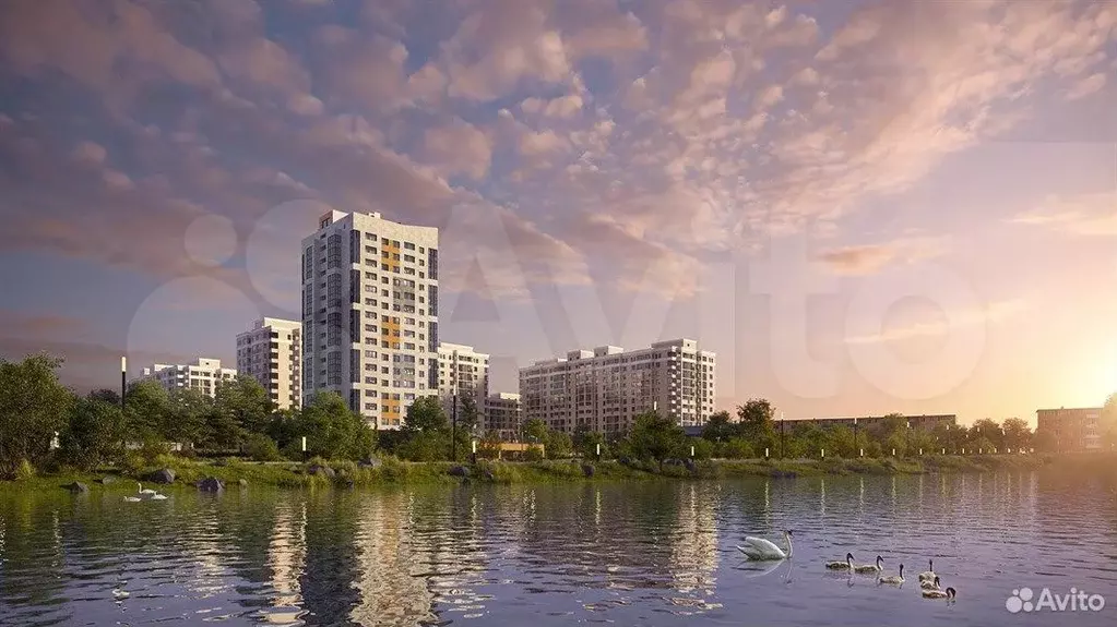 Квартира-студия, 34,9 м, 2/16 эт. - Фото 0