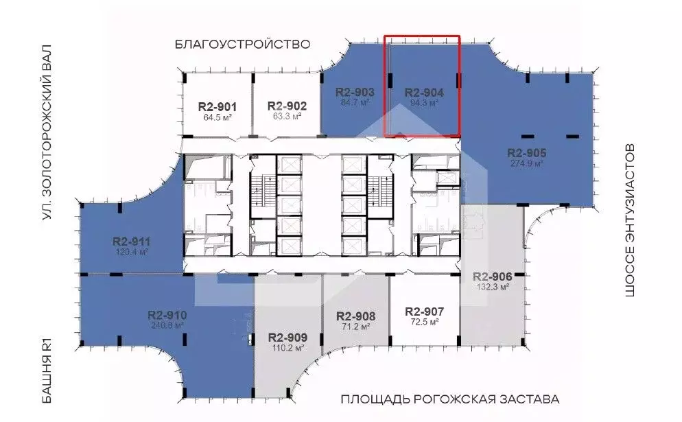 Офис в Москва ул. Золоторожский Вал, 11С1 (94 м) - Фото 1