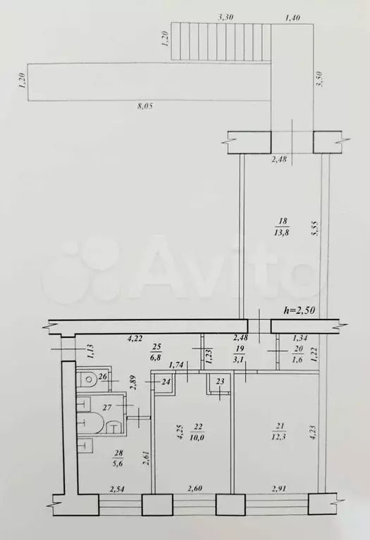 Продам помещение свободного назначения, 57.2 м - Фото 0