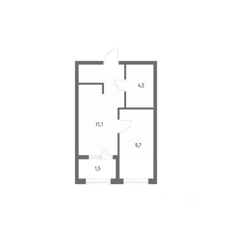 1-к кв. Калининградская область, Калининград пос. Лермонтовский, ул. ... - Фото 1