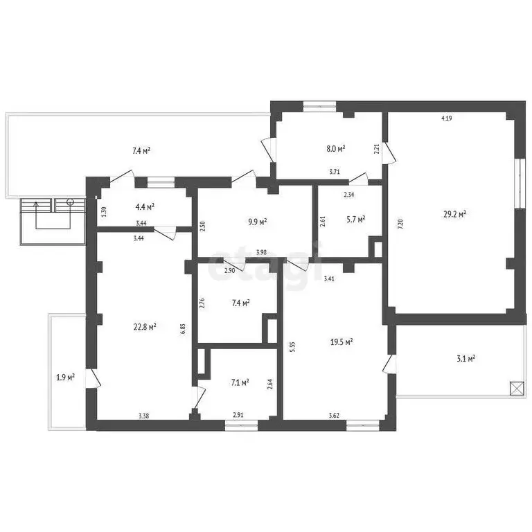 Квартира-студия: Севастополь, улица Челнокова, 13/9 (42.9 м) - Фото 1