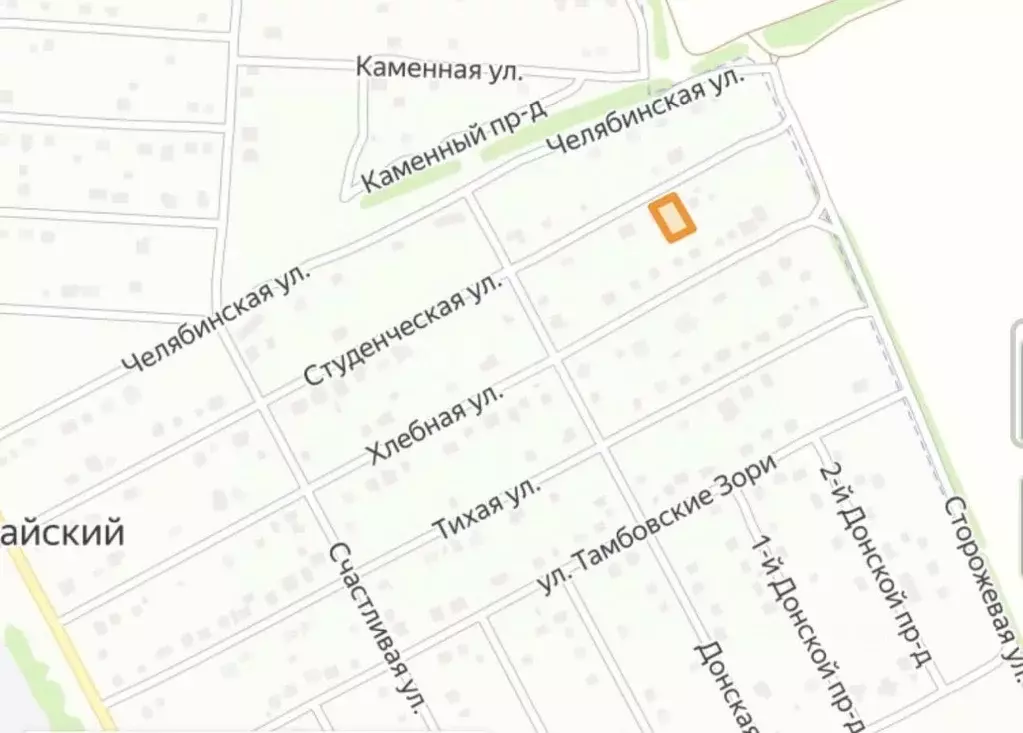 Участок в Тамбовская область, пос. Первомайский, Майский мкр ул. ... - Фото 1