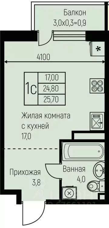 Студия Краснодарский край, Краснодар пос. Березовый, пос. Прогресс, ... - Фото 1