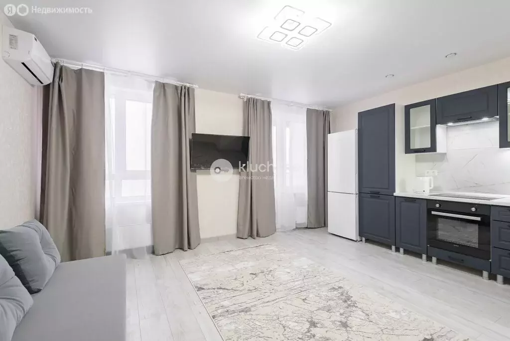 Квартира-студия: Казань, Кировский район, жилой массив Залесный, улица ... - Фото 1