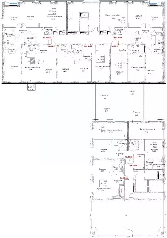 2-к кв. Татарстан, Казань Академик жилой комплекс (91.07 м) - Фото 2