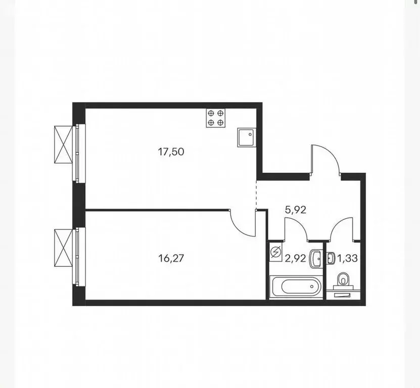 1-комнатная квартира: Москва, Лобненская улица, 13к2 (45 м) - Фото 1