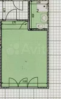 Квартира-студия, 17 м, 1/9 эт. - Фото 0