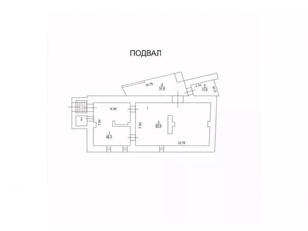 Помещение свободного назначения в Москва Овчинниковская наб., 6С3 (187 ... - Фото 2