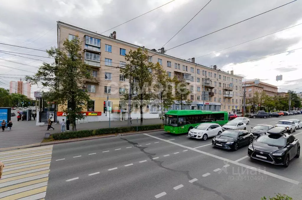 3-к кв. Челябинская область, Челябинск ул. Ленина, 67 (75.4 м) - Фото 1