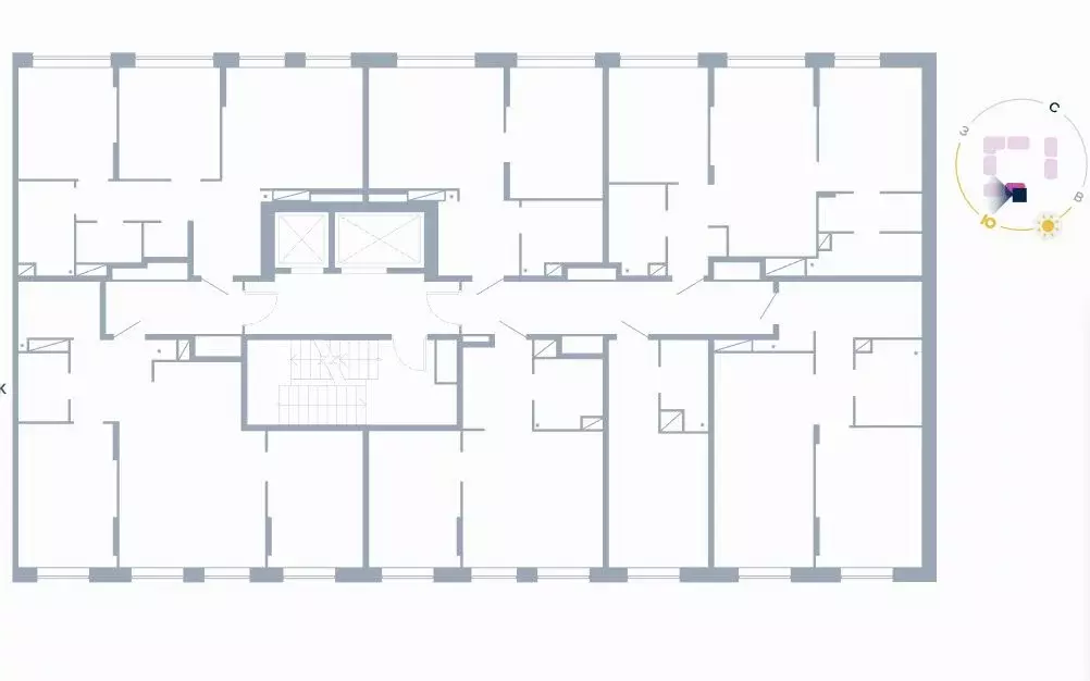 2-к кв. Тюменская область, Тюмень Интернациональная ул., 199к9 (38.79 ... - Фото 2