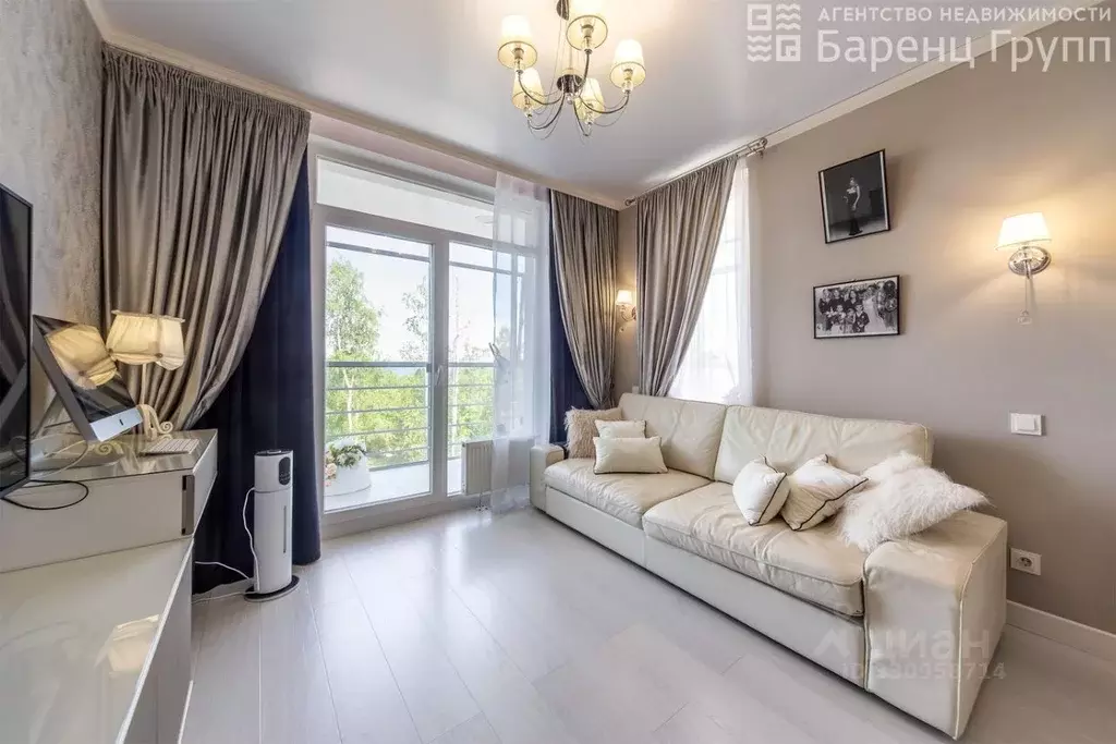 3-к кв. Карелия, Петрозаводск Береговая ул., 2 (80.0 м) - Фото 1