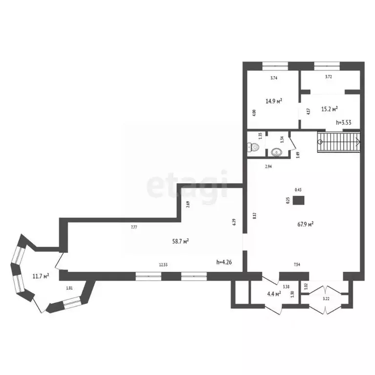 Офис в Красноярский край, Красноярск ул. Авиаторов, 31 (180 м) - Фото 2