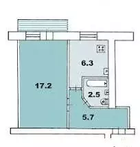 1-к кв. Новосибирская область, Новосибирск ул. Танкистов, 15 (30.6 м) - Фото 0