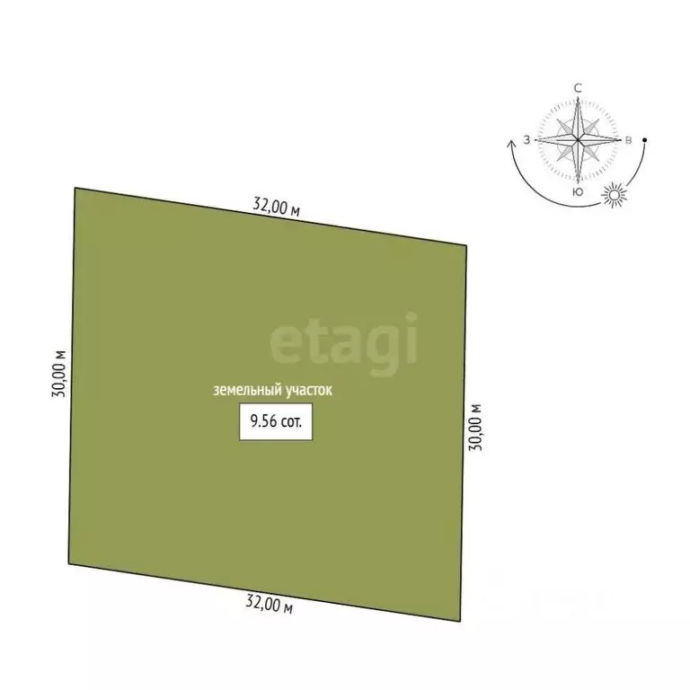 Участок в Амурская область, Благовещенский район, с. Волково  (9.5 ... - Фото 1