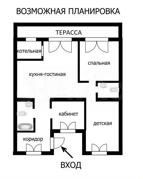 Таунхаус 99,1 м на участке 2,75 га - Фото 1