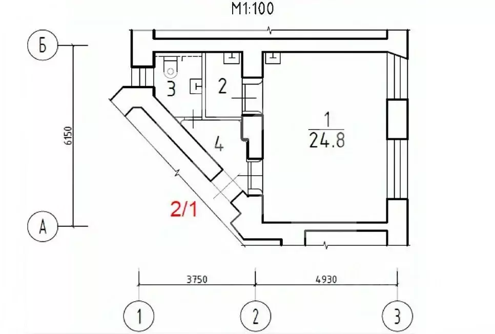 Помещение свободного назначения в Москва 1-я Миусская ул., 24/22С3 (36 ... - Фото 2