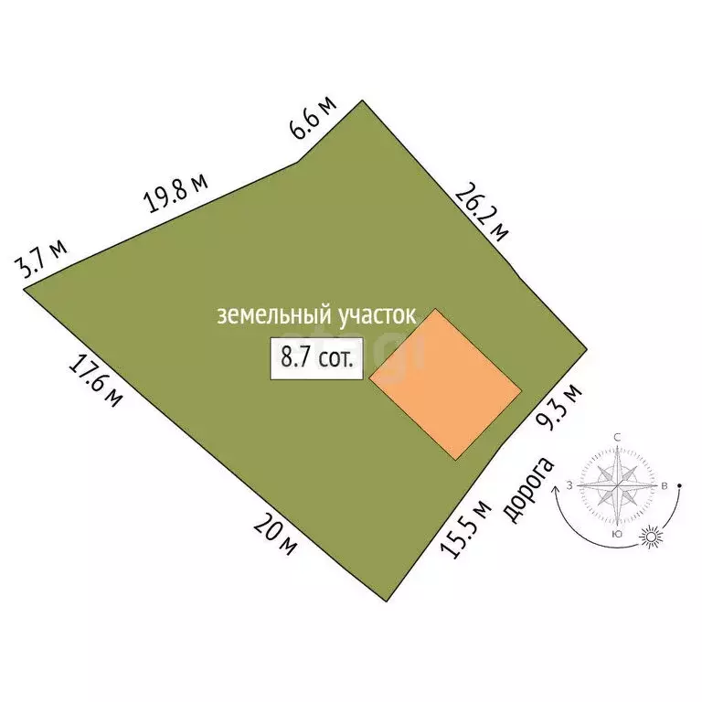 Дом в Альметьевск, улица Тургенева (62.1 м) - Фото 1