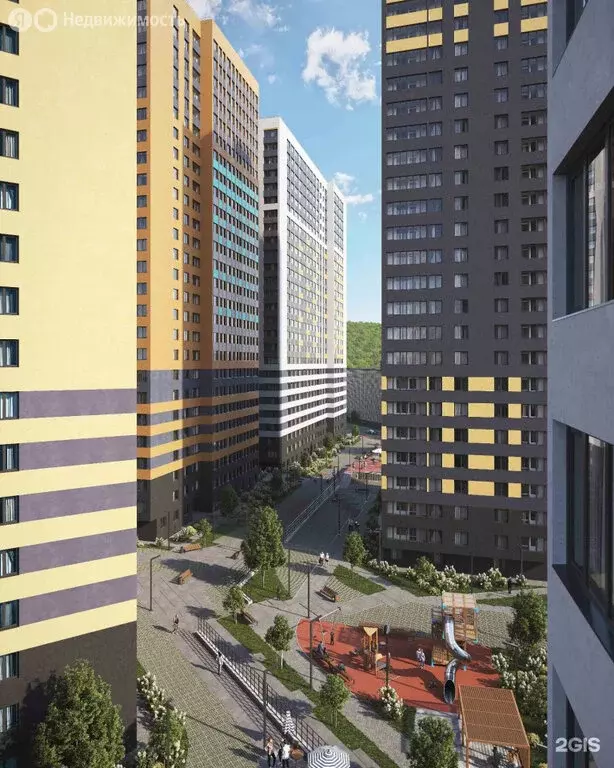 Квартира-студия: Екатеринбург, улица Новостроя, 4 (23.2 м) - Фото 1