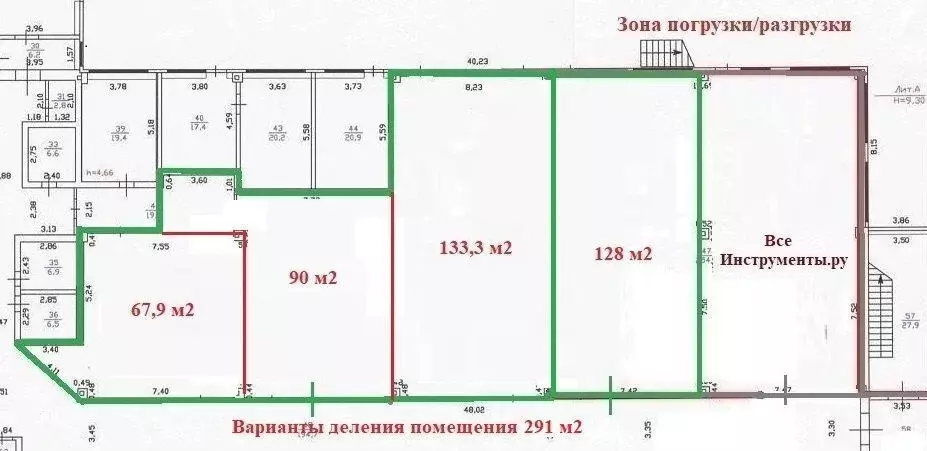 Торговая площадь в Ленинградская область, Кириши ул. Романтиков, 4 ... - Фото 1