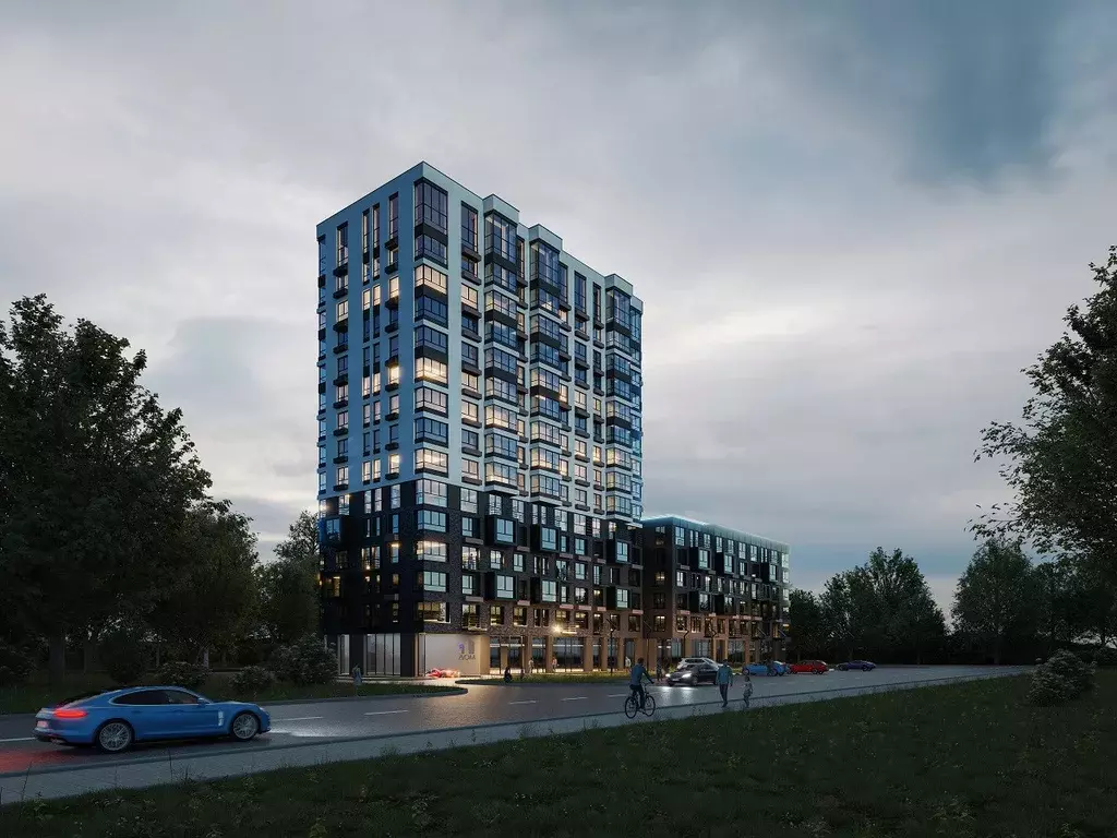 Продаётся 1-к квартира, 53.54 м - Фото 1