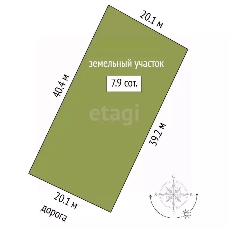 Участок в Тюменская область, Нижнетавдинский муниципальный округ, ... - Фото 2