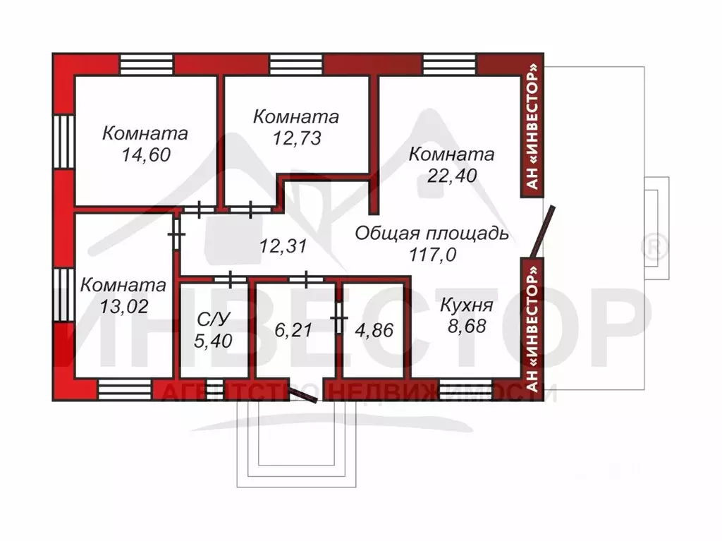 Дом в Челябинская область, Красноармейский район, д. Круглое ул. ... - Фото 1