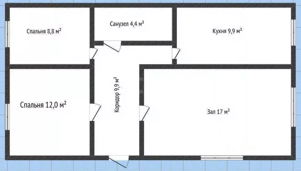 3-к кв. Оренбургская область, Тюльганский район, Разномойский ... - Фото 2