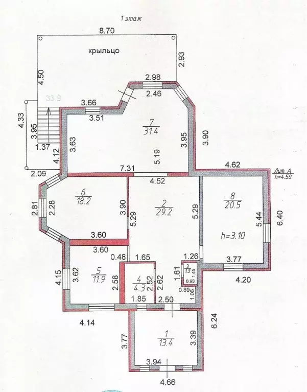 Дом в Орловская область, Орловский район, д. Усть-Рыбница ул. Зеленая, ... - Фото 2