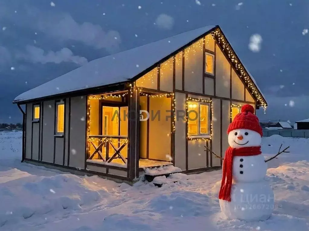 Дом в Саратовская область, Энгельсский район, Новопушкинское ... - Фото 1