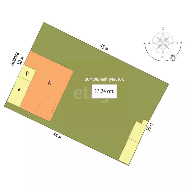 Дом в Крым, Бахчисарайский район, с. Долинное ул. Гагарина, 23 (216 м) - Фото 2
