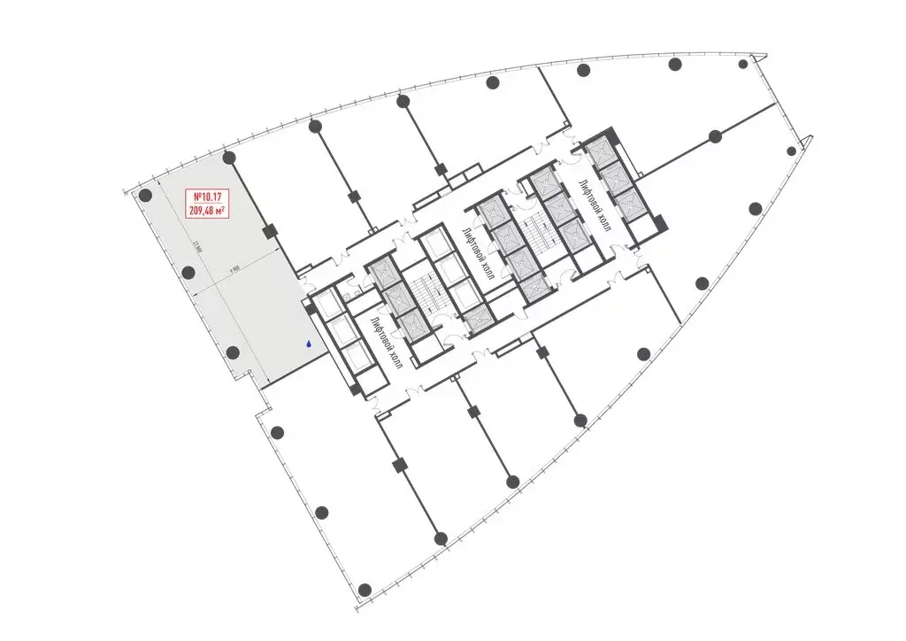 Офис (209.48 м) - Фото 2