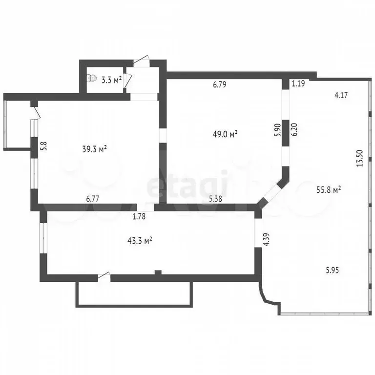 Продам помещение свободного назначения, 203.6 м - Фото 1