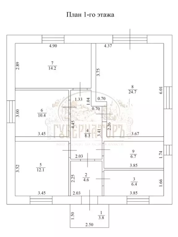 Дом в деревня Кривцово, Тверской проезд (98 м) - Фото 1