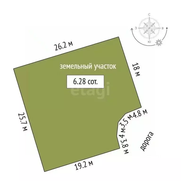 Участок в Крым, Судак ул. Джами (6.28 сот.) - Фото 2