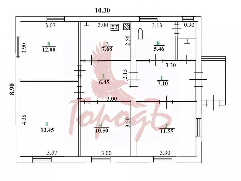 Дом в Орловская область, Урицкий район, Богдановское с/пос, д. ... - Фото 2