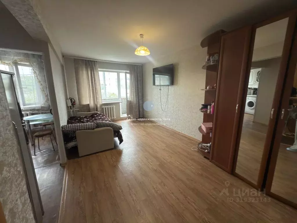 1-к кв. Забайкальский край, Чита ул. Гагарина, 3А (33.0 м) - Фото 0