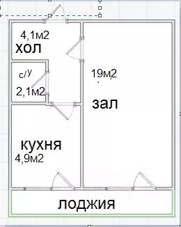 1-к кв. Краснодарский край, Геленджик Северный мкр, 12 (30.2 м) - Фото 1