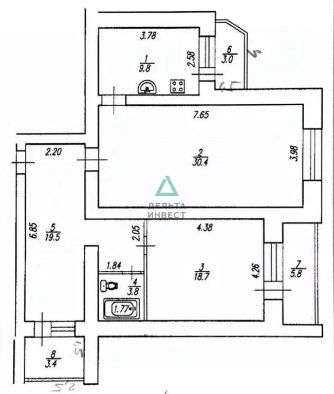 3-к кв. Башкортостан, Уфа бул. Тюлькина, 3 (87.7 м) - Фото 1