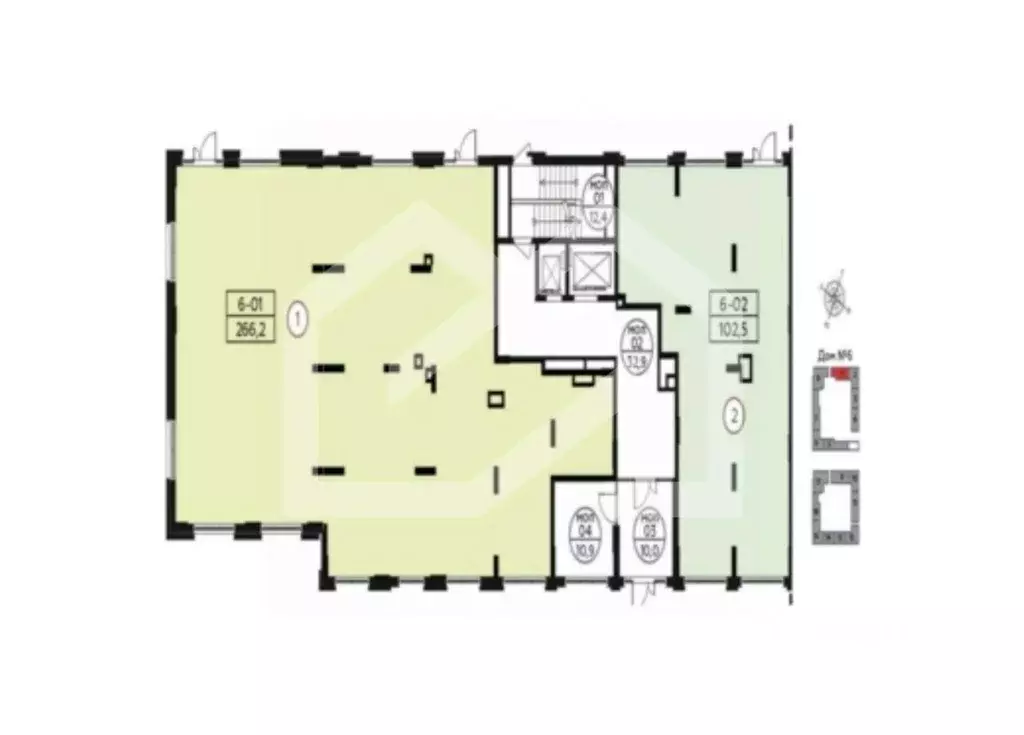 Помещение свободного назначения в Москва ул. Лобановский Лес, 11 (266 ... - Фото 2