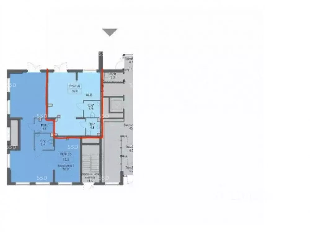 Торговая площадь в Москва ул. Трехполье, 6к1 (54 м) - Фото 2