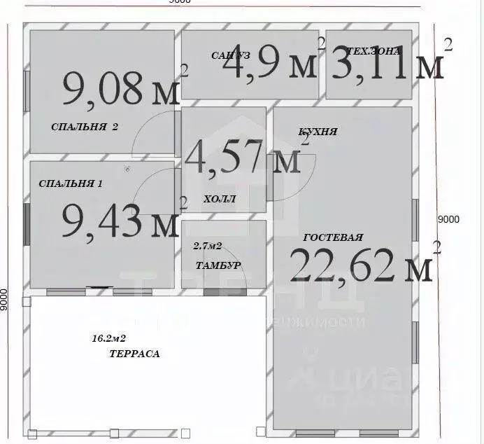 Дом в Ленинградская область, Волховский район, Кисельнинское с/пос, д. ... - Фото 2