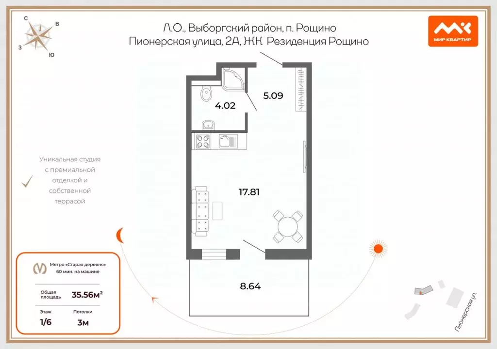 Помещение свободного назначения в Ленинградская область, Выборгский ... - Фото 2