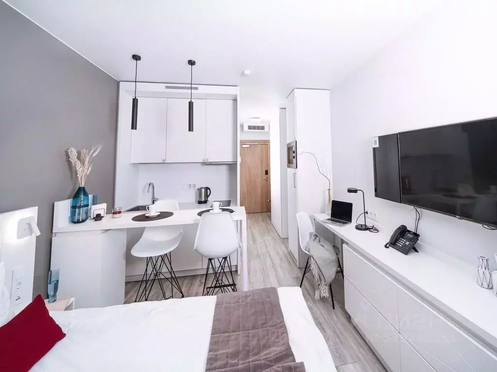 Студия Санкт-Петербург ул. Салова, 61 (24.0 м) - Фото 2