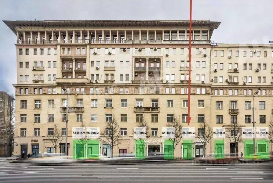 Помещение свободного назначения в Москва ул. Земляной Вал, 25 (56 м) - Фото 1