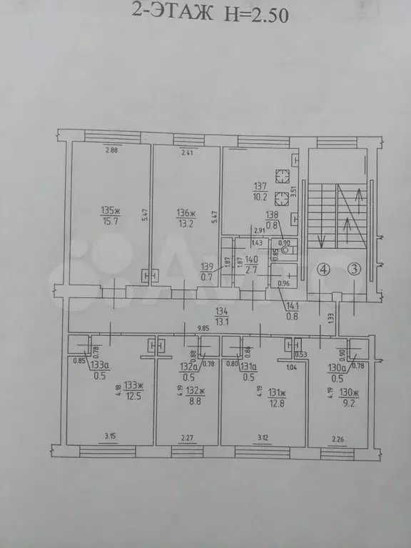 Комната 72,2 м в 6-к., 2/5 эт. - Фото 0