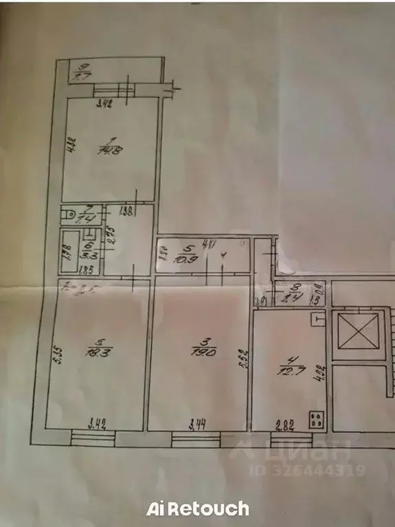 3-к кв. Мордовия, Саранск ул. Фурманова, 50 (81.0 м) - Фото 2