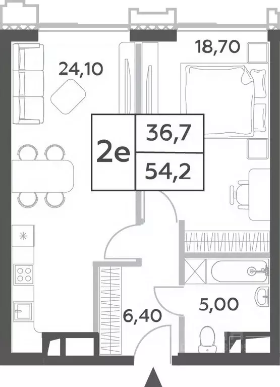 2-к кв. Москва просп. Генерала Дорохова, вл1к2 (54.2 м) - Фото 0