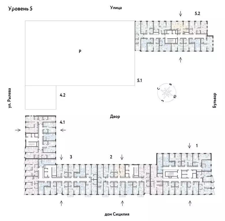 3-комнатная квартира: Тюмень, микрорайон ДОК, Ярославская улица, 9к1 ... - Фото 1